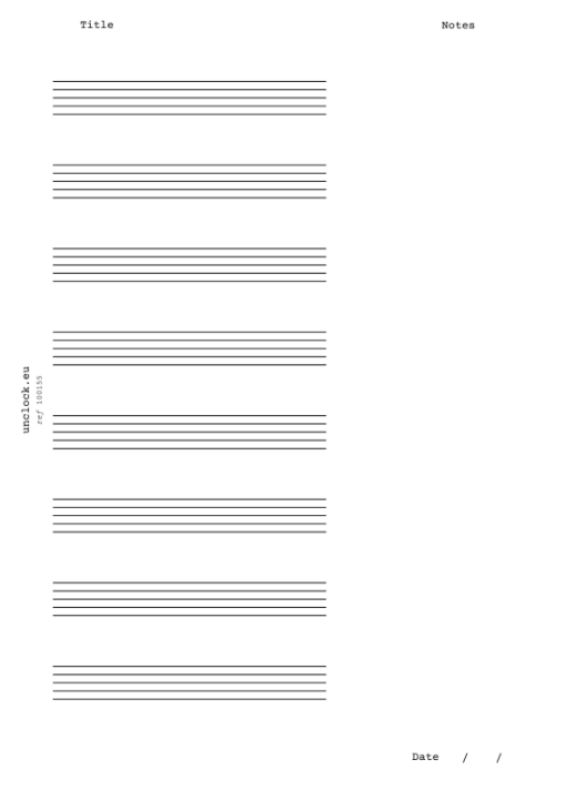 φύλλο μουσικής με πεντάγραμμο Α4 pdf